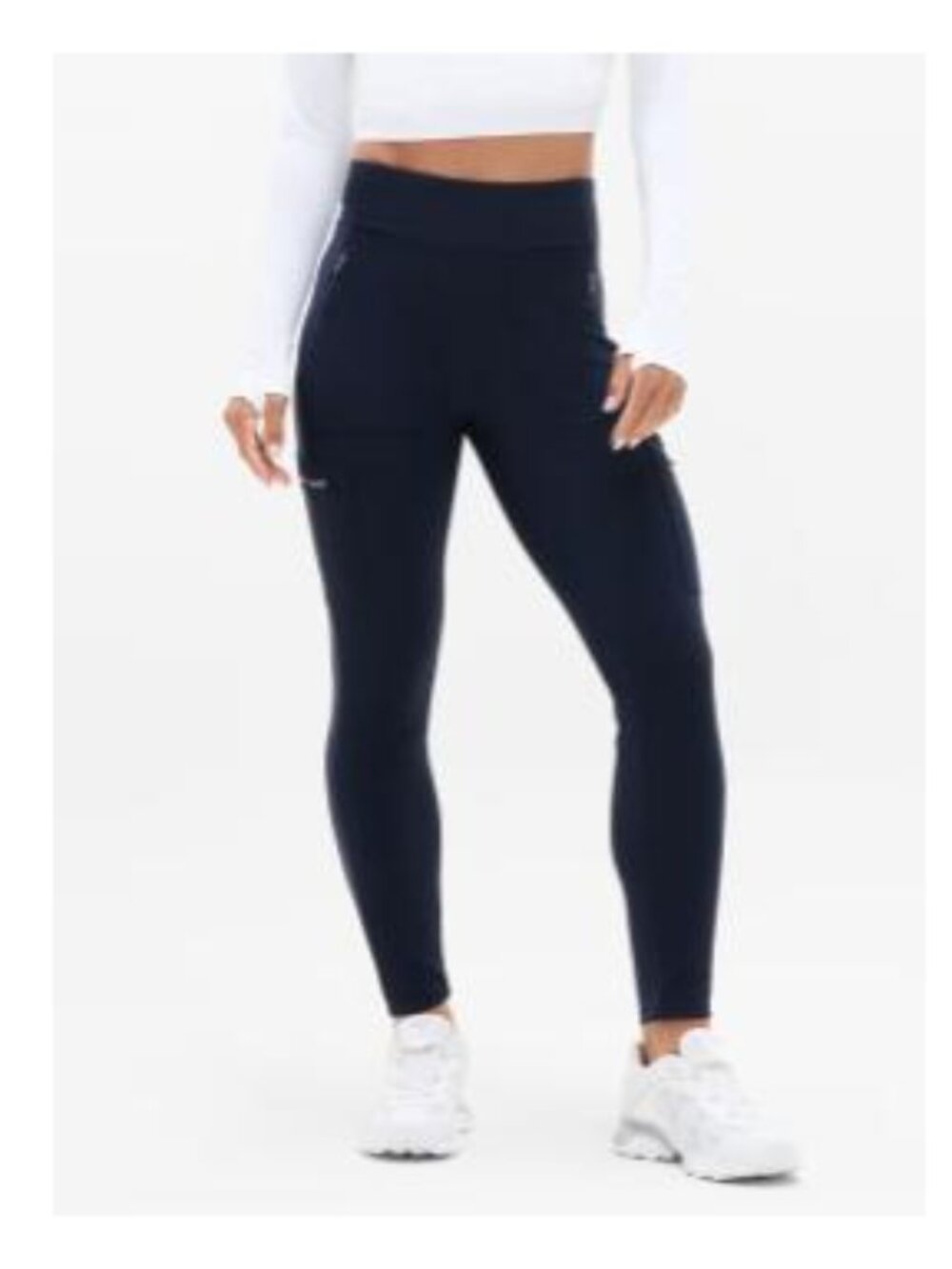 Athleta Headlands Hybrid High Rise Cargo Leggings, 6, navy, new without tags